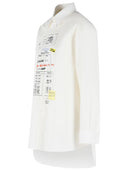 Mm6 Maison Margiela White Cotton Shirt