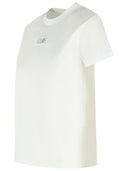 T-shirt en coton blanc Mm6 Maison Margiela