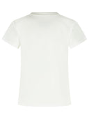 T-shirt en coton blanc Mm6 Maison Margiela