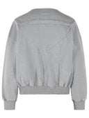 Mm6 Maison Margiela Sudadera De Algodón Gris