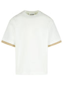 Jil Sander White Cotton Crew Neck T Shirt