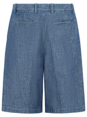 Jil Sander Blue Cotton Bermuda Shorts