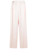 Pantaloni Jil Sander in misto acetato rosa