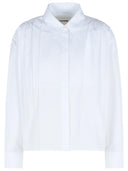 Biała bawełniana koszula Jil Sander