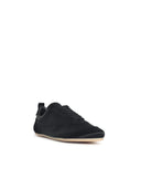 Jil Sander Etage' Satin Sneakers With Black Suede Trim