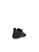 Jil Sander Etage' Satin Sneakers With Black Suede Trim