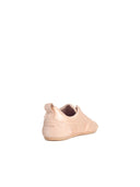 Jil Sander Etage' Satin Sneakers With Rosé Suede Trim