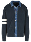 Maglione in misto cotone blu Dsquared2