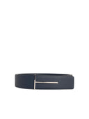 Cintura Lear reversibile Tom Ford Navy