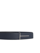 Cintura Lear reversibile Tom Ford Navy