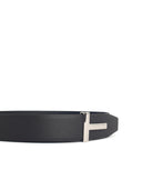 Tom Ford Brown Lear Belt