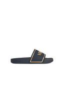 Pantofole Versace in gomma nera