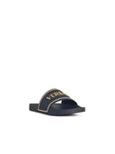 Pantofole Versace in gomma nera