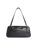 Versace 'Tag' Black Lear Bag
