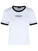 Versace White Viscose T Shirt