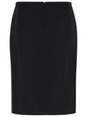 Versace zwarte scheerwollen rok