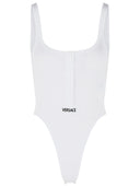 Versace White Stretch Cotton Bodysuit