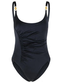 Versace Maillot de bain noir en mélange de polyamide