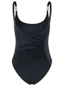 Versace Maillot de bain noir en mélange de polyamide