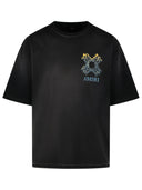 Amiri 'Quad Ma' Black Cotton T Shirt