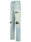 Amiri 'Flare' Light Blue Cotton Jeans