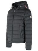 Moncler 'Vermeille' Short Hooded Down Jacket In Black Polyester