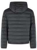 Moncler 'Vermeille' Short Hooded Down Jacket In Black Polyester