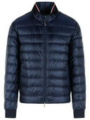Moncler 'Rigel' Doudoune courte en polyamide bleu marine