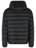 Moncler kort 'Alrai' hættejakke i sort polyamid