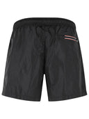 Moncler Black Nylon Swimsuit