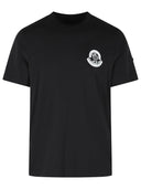 Moncler Black Cotton T Shirt
