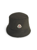 Cappello Moncler 'Bucket' Reversibile In Nylon Verde
