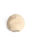 Berretto Moncler in cotone color crema