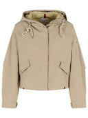 Moncler 'Eucalyptus' beige polyestermix jack