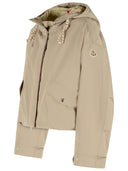 Moncler 'Eucalyptus' beige polyestermix jack