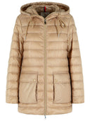 Giubbotto Moncler 'Jasmin' Beige in poliammide