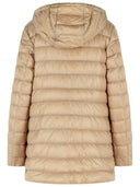Giubbotto Moncler 'Jasmin' Beige in poliammide