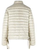 Moncler 'Azalee' kort hvid polyamid dunjakke