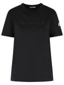 Moncler Black Cotton T Shirt