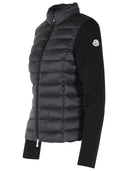 Moncler Padded Virgin Wool Cardigan With Black Zip