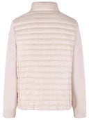 Moncler Polstret Virgin Wool Cardigan med lyserød lynlås