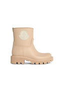 Moncler 'Kickstream' Stivali da pioggia in PVC beige sabbia