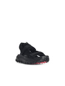 Moncler Trailgrip Vela' Black Polyamide Sandals