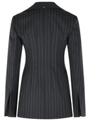 Sportmax 'Rive' Tight Blazer In Black Virgin Wool Blend
