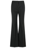 Sportmax 'Visino' Black Virgin Wool Blend Pants