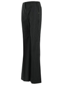 Sportmax 'Visino' Black Virgin Wool Blend Pants