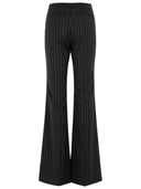 Sportmax 'Visino' Black Virgin Wool Blend Pants