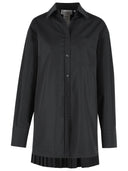 Sportmax 'Nespolo' Black Cotton Blend Shirt Dress