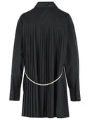 Sportmax 'Nespolo' Black Cotton Blend Shirt Dress
