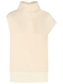 Sportmax 'Grado' Two Piece 'Ecru' Cotton Voile Blouse